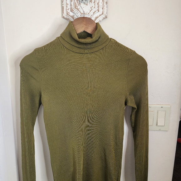 Goldsign The Rib Turtleneck | Copper Rust | Size Small - Picture 3 of 7